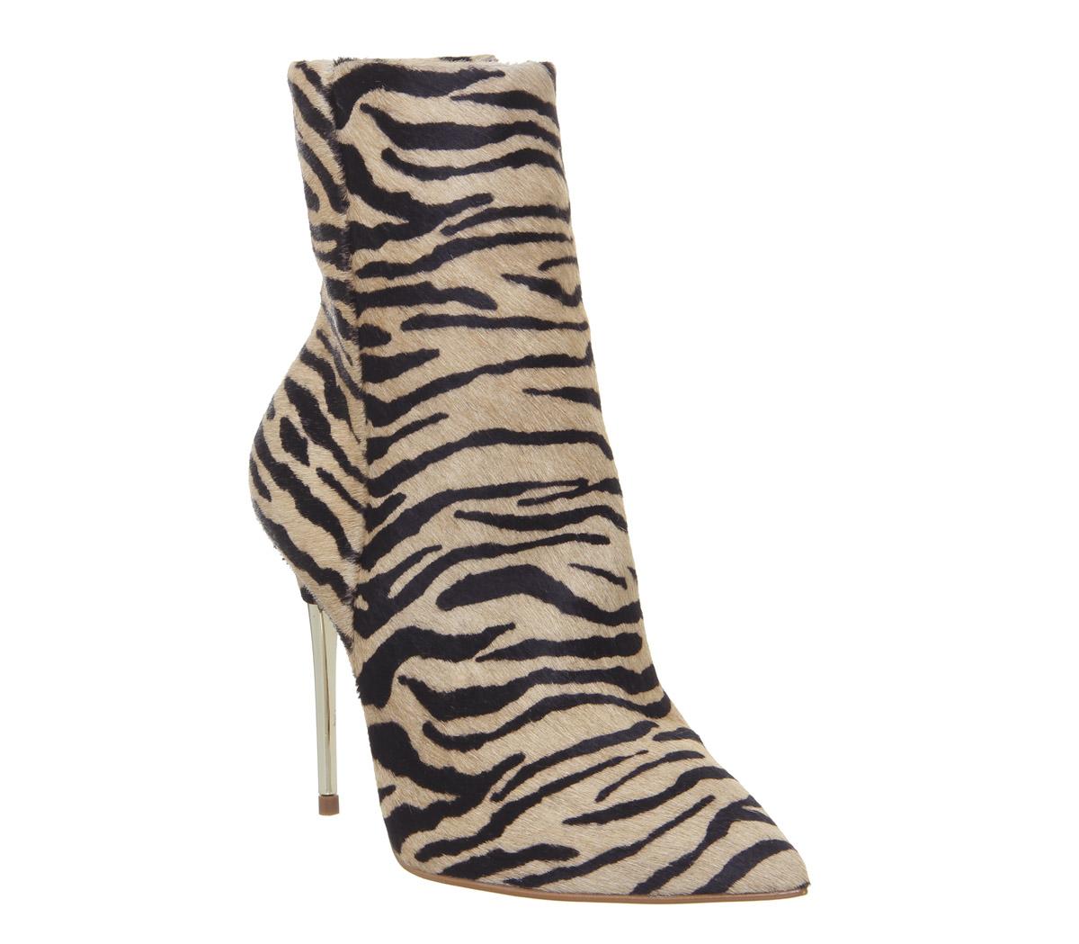 OFFICEAspire Metal Heel Point BootTiger Cow Hair