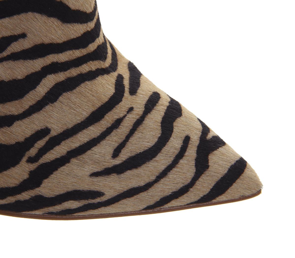OFFICEAspire Metal Heel Point BootTiger Cow Hair