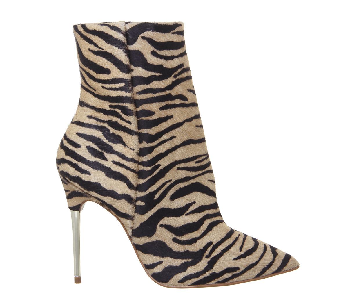OFFICEAspire Metal Heel Point BootTiger Cow Hair