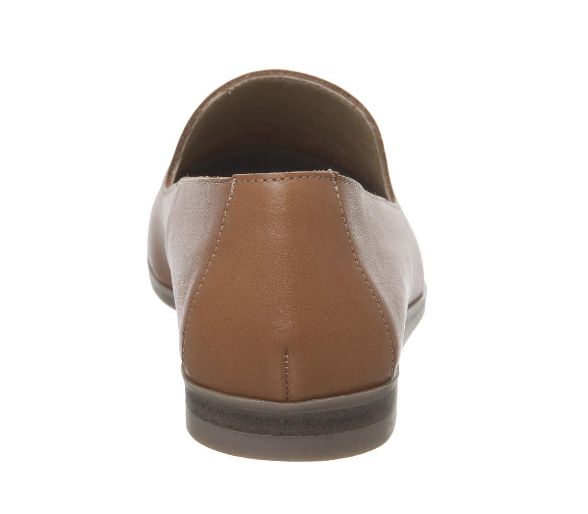 OFFICEFlock SlipperTan Leather