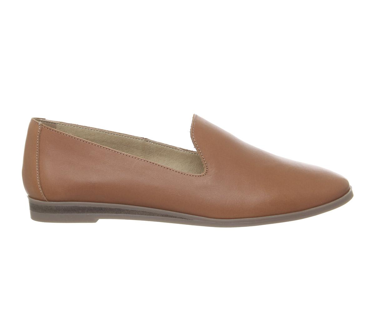 OFFICEFlock SlipperTan Leather