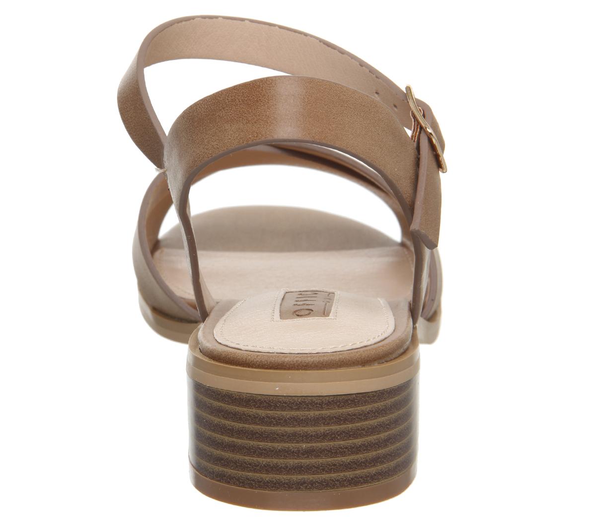 OFFICEMeasure Casual Mid SandalTan