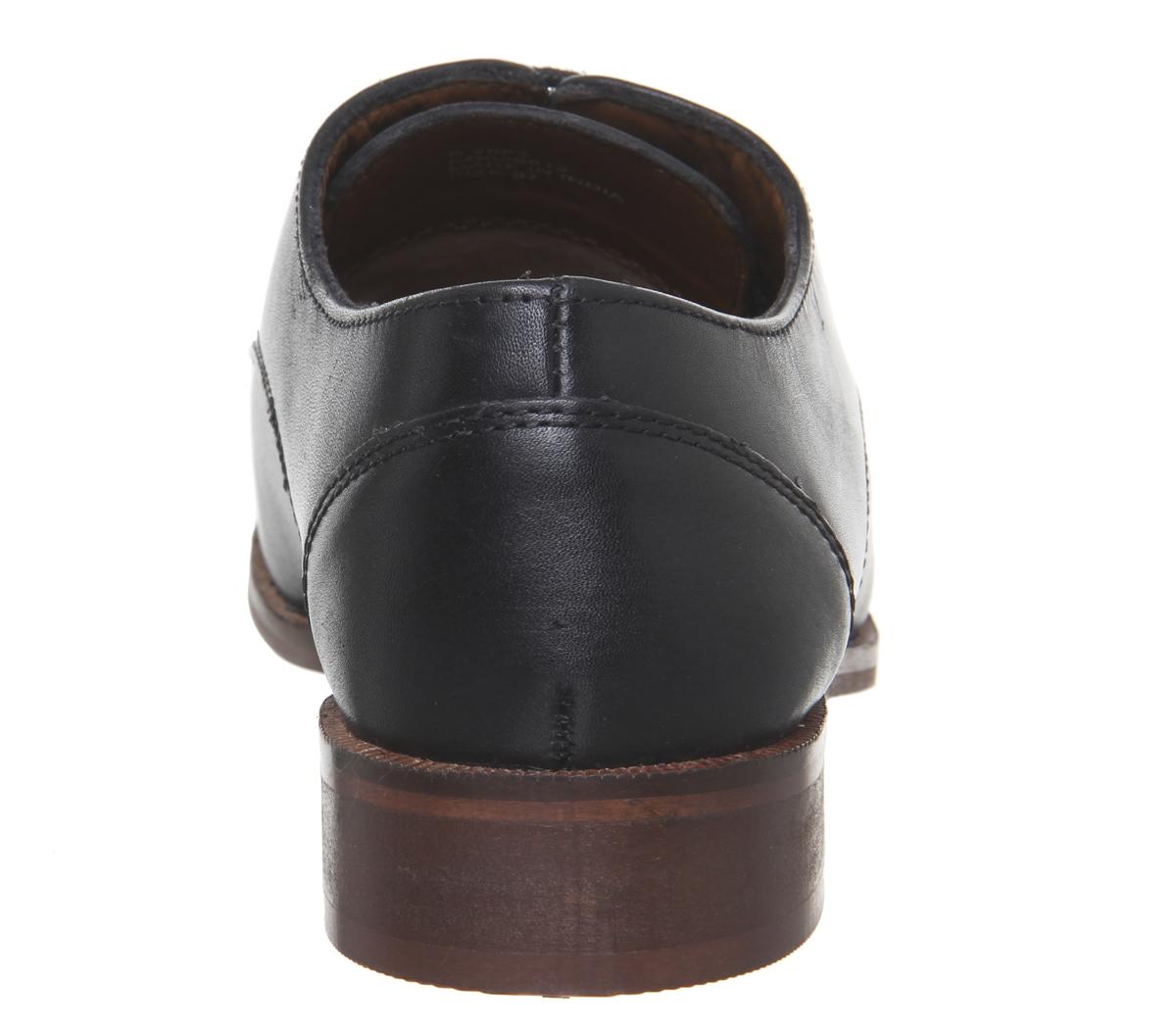 OFFICEFear Vintage Lace Up FlatsBlack Leather