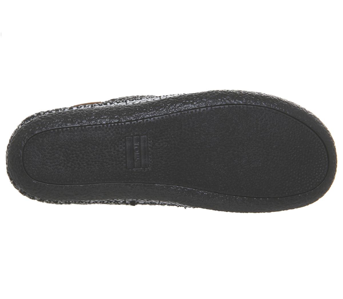 TOMSToms Ivy Slippers TOMSToms Ivy SlippersBlack White