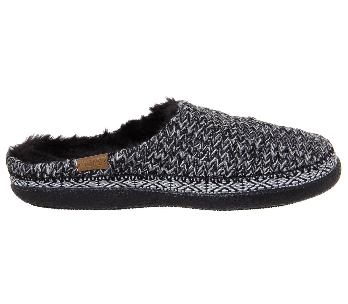 TOMSToms Ivy Slippers TOMSToms Ivy SlippersBlack White