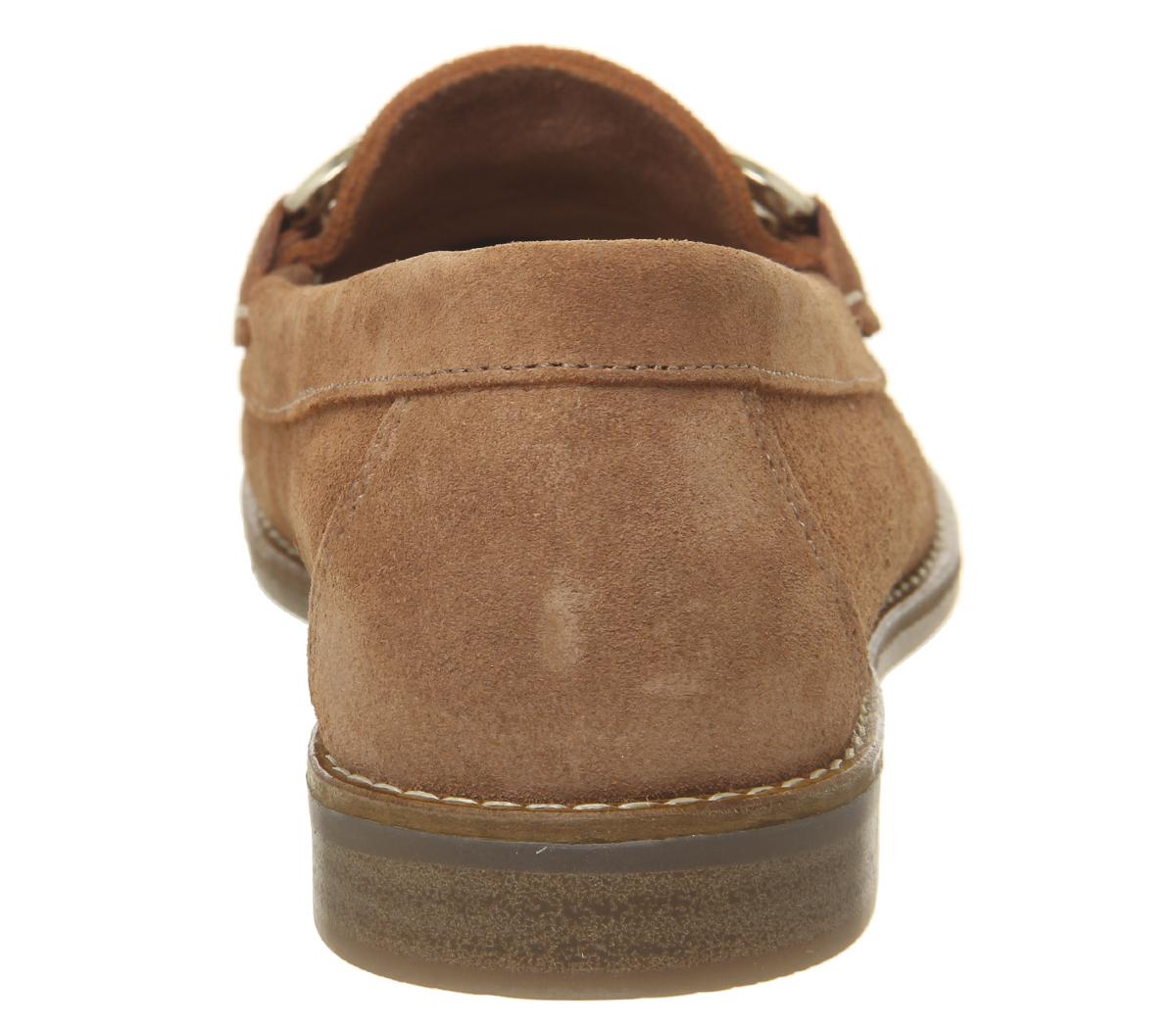Office First Class Trim Loafers Office First Class Trim Loafers Tan Suede