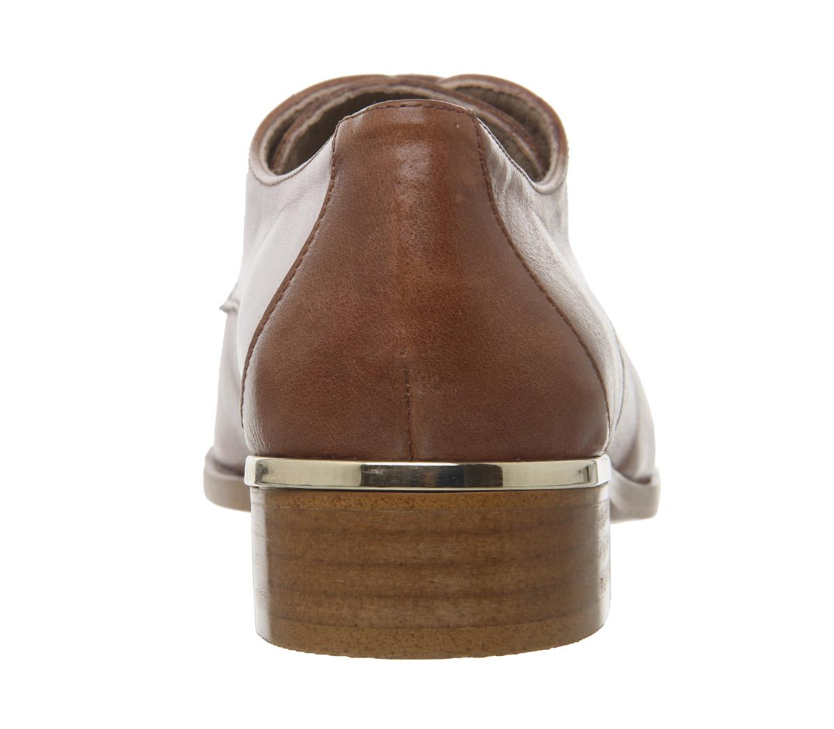 OFFICEFormat Lace Up With Heel ClipTan Leather