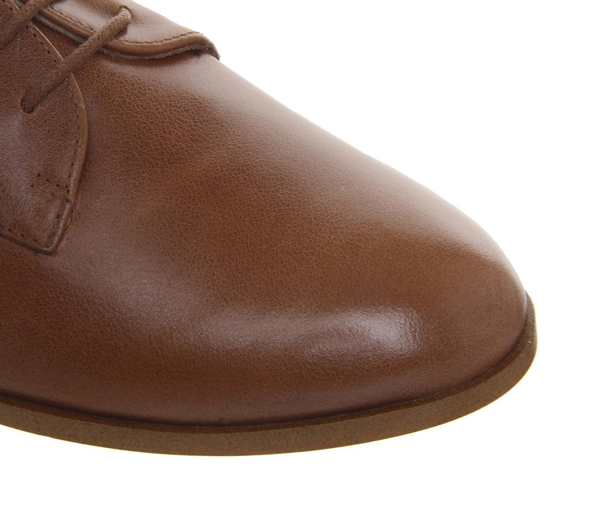 OFFICEFormat Lace Up With Heel ClipTan Leather