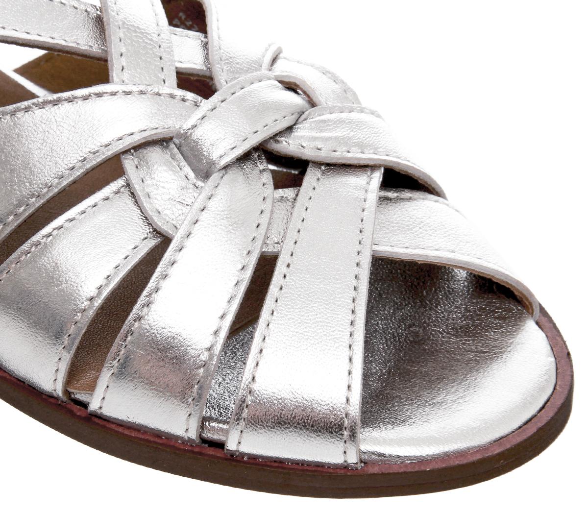 OFFICEField Woven FlatSilver Leather