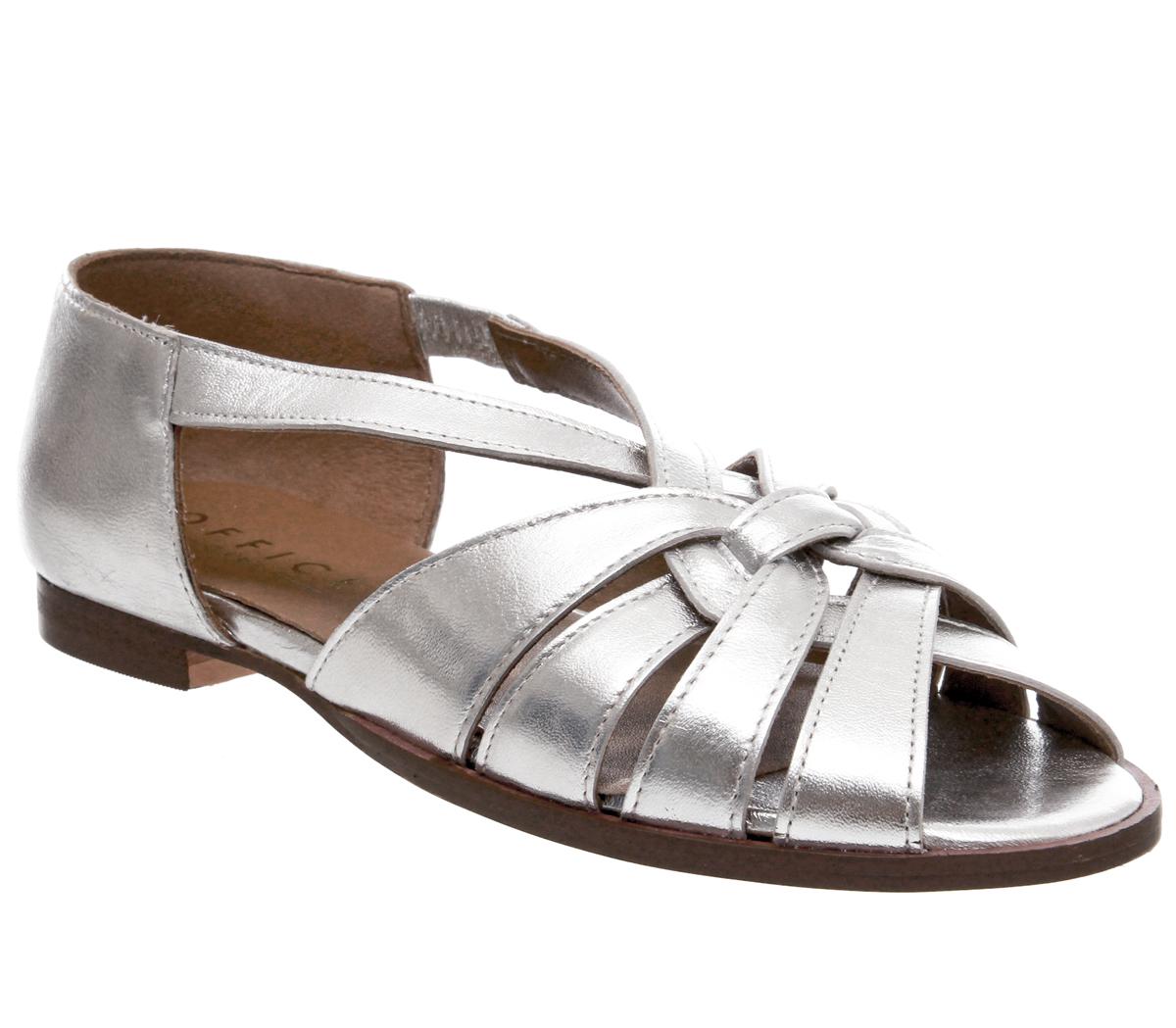 OFFICEField Woven FlatSilver Leather