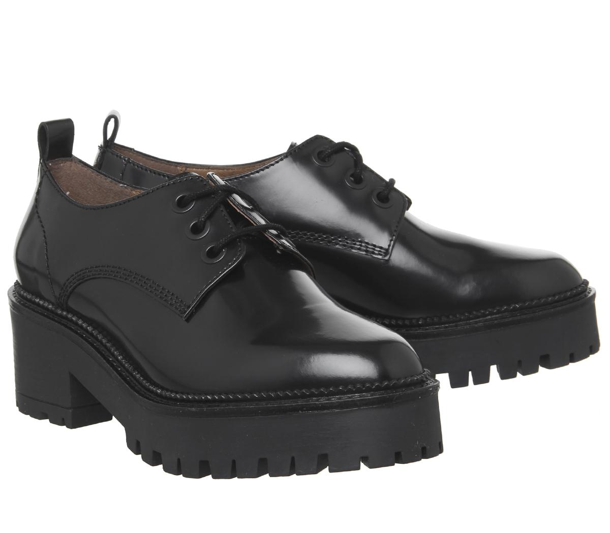 OFFICEMountain Chunky Lace UpBlack Box Leather