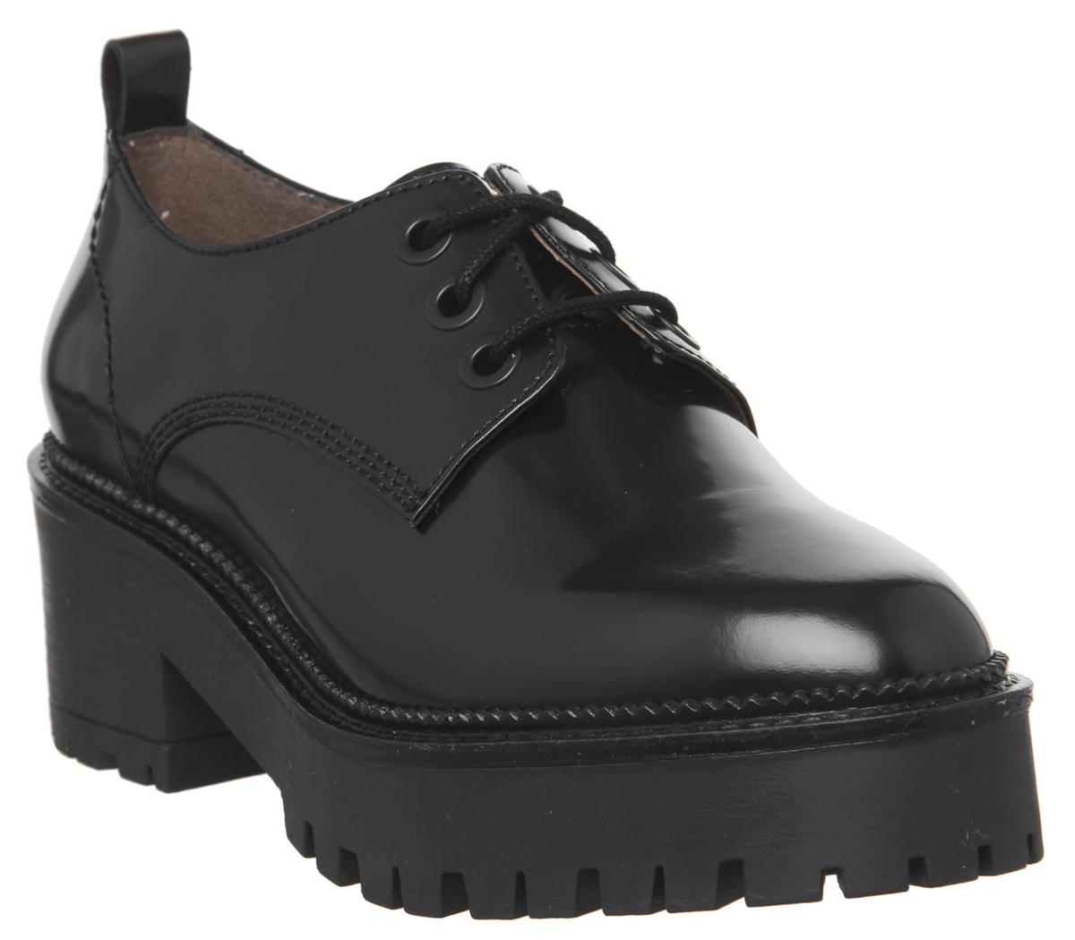 OFFICEMountain Chunky Lace UpBlack Box Leather