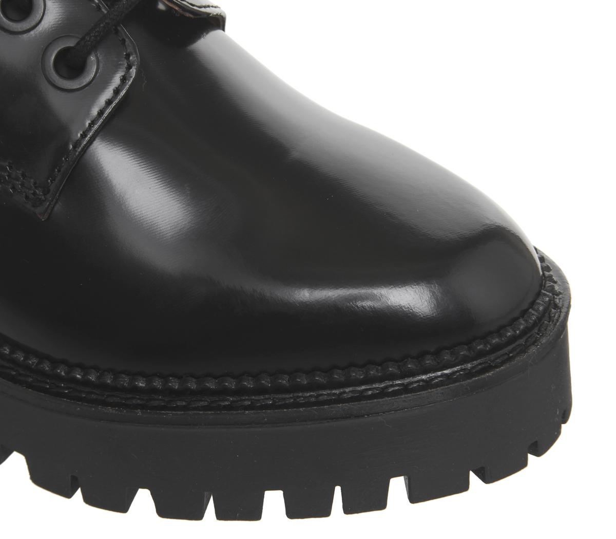 OFFICEMountain Chunky Lace UpBlack Box Leather