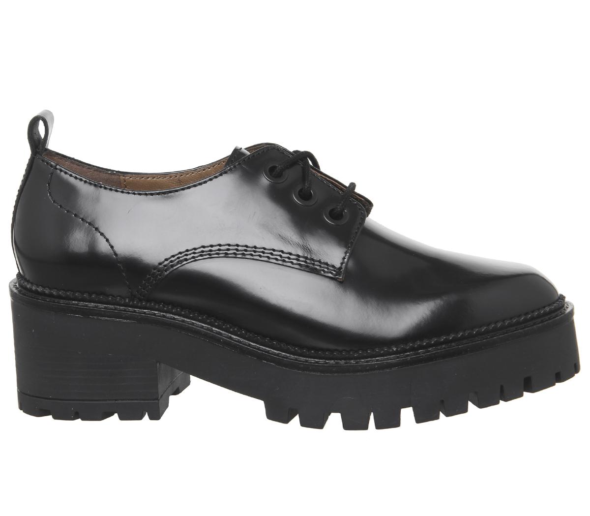 OFFICEMountain Chunky Lace UpBlack Box Leather