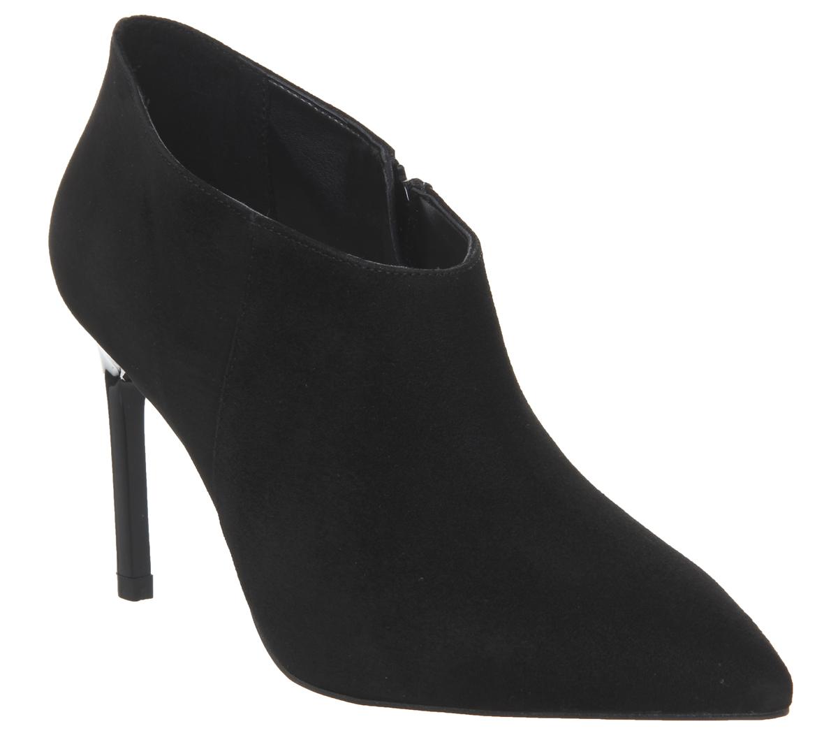 OFFICEMairead Sleek Heel ShoebootBlack Suede