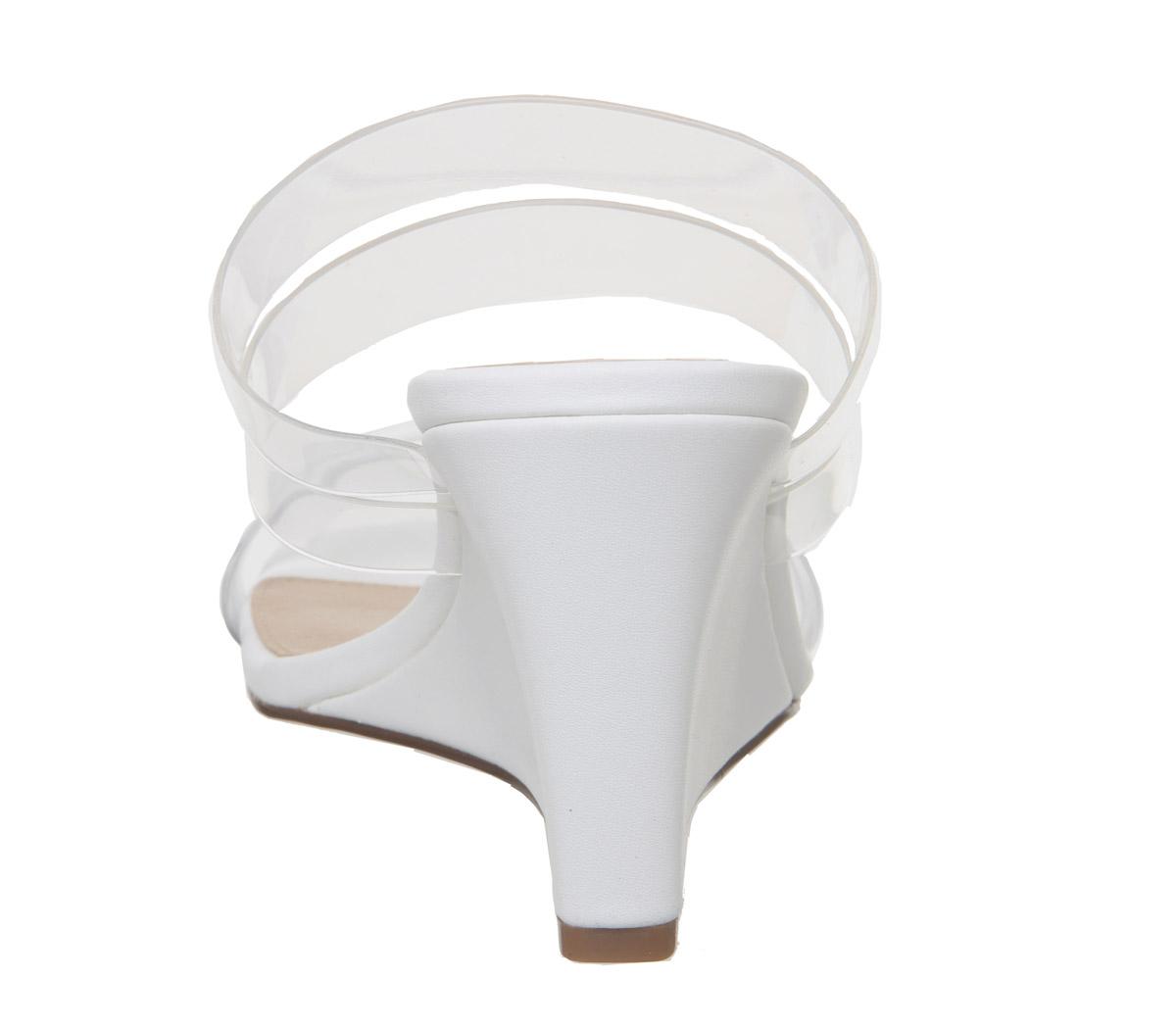 OFFICEMirror Transparent WedgesWhite