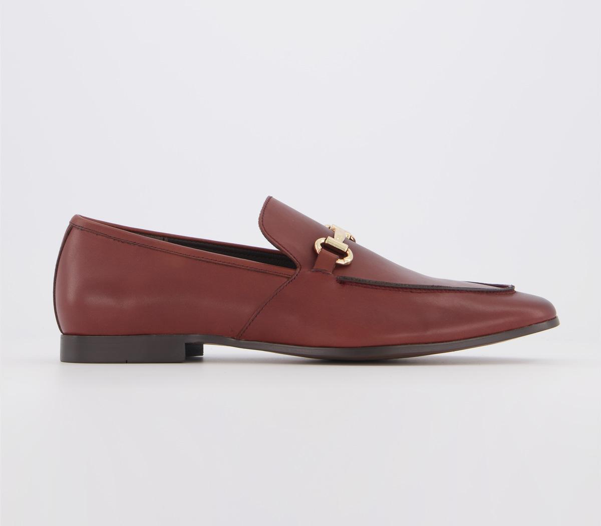 OFFICELemming Snaffle LoafersBurgundy Leather