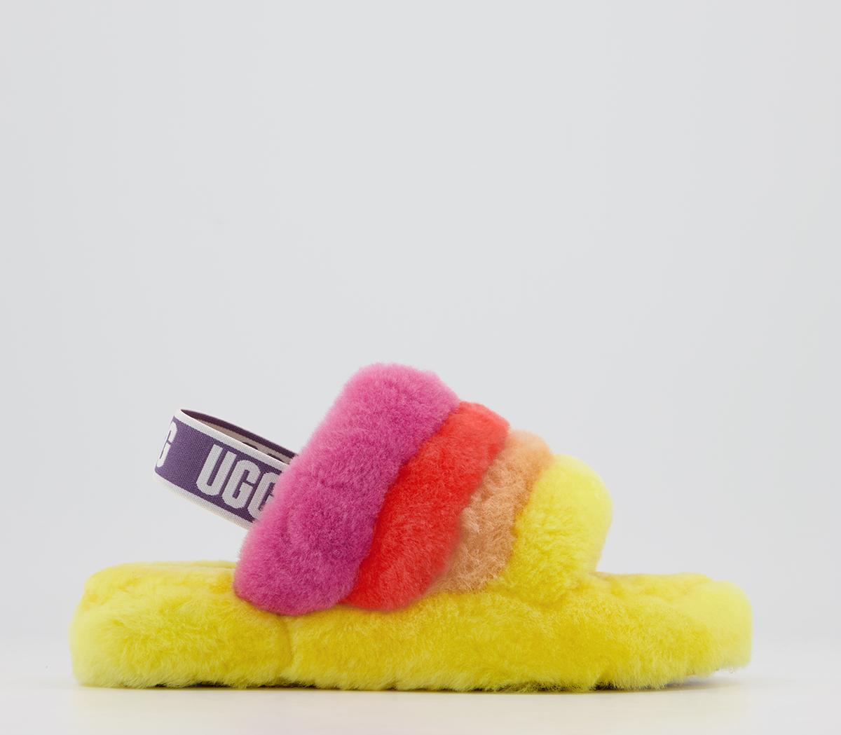 Ugg sales slippers rainbow