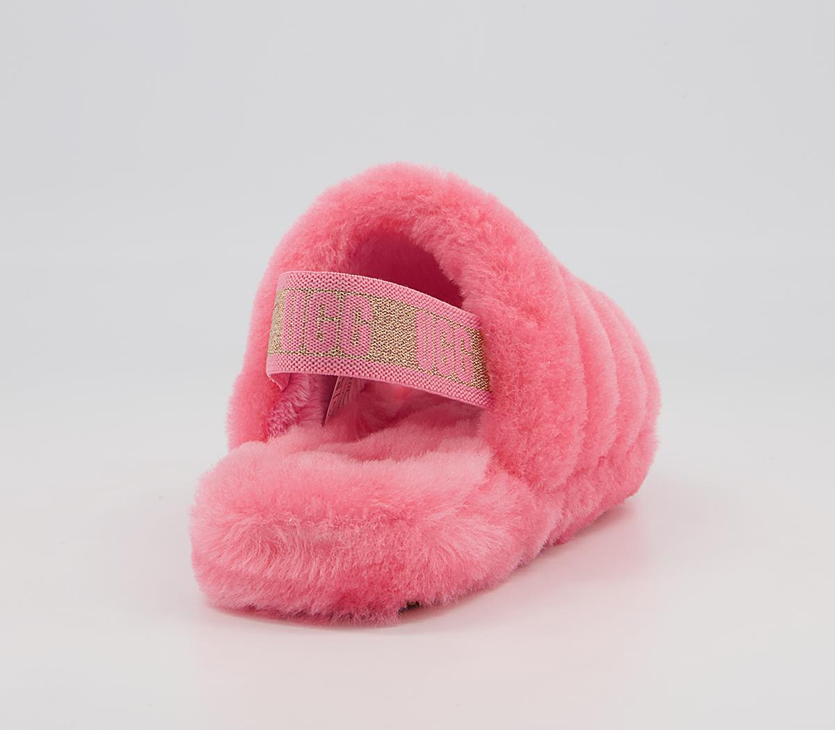 UGG Fluff Yeah Youth Slides UGG Fluff Yeah Youth Slides Pink Rose