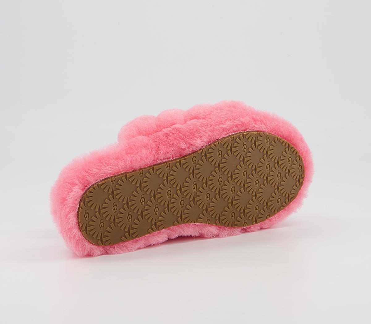 UGG Fluff Yeah Youth Slides UGG Fluff Yeah Youth Slides Pink Rose