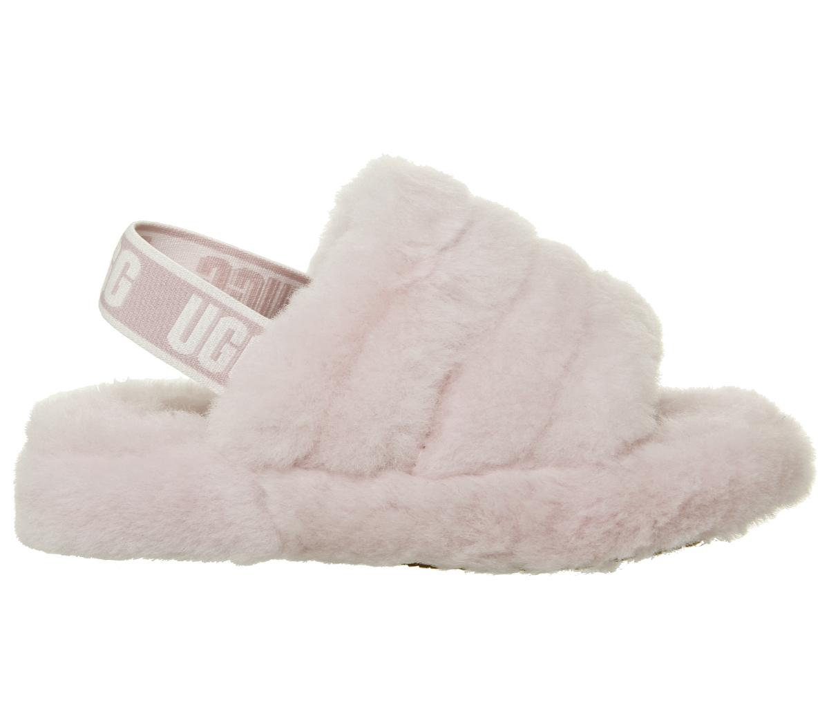 UGGFluff Yeah Slides YouthSeashell Pink