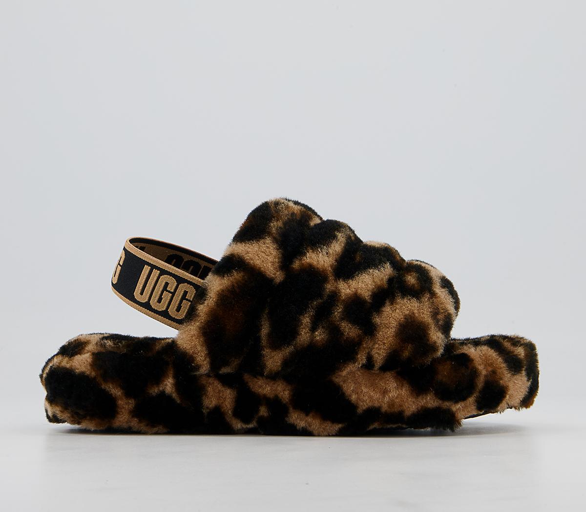 UGGFluff Yeah Slide Youth SlippersButterscotch Panther