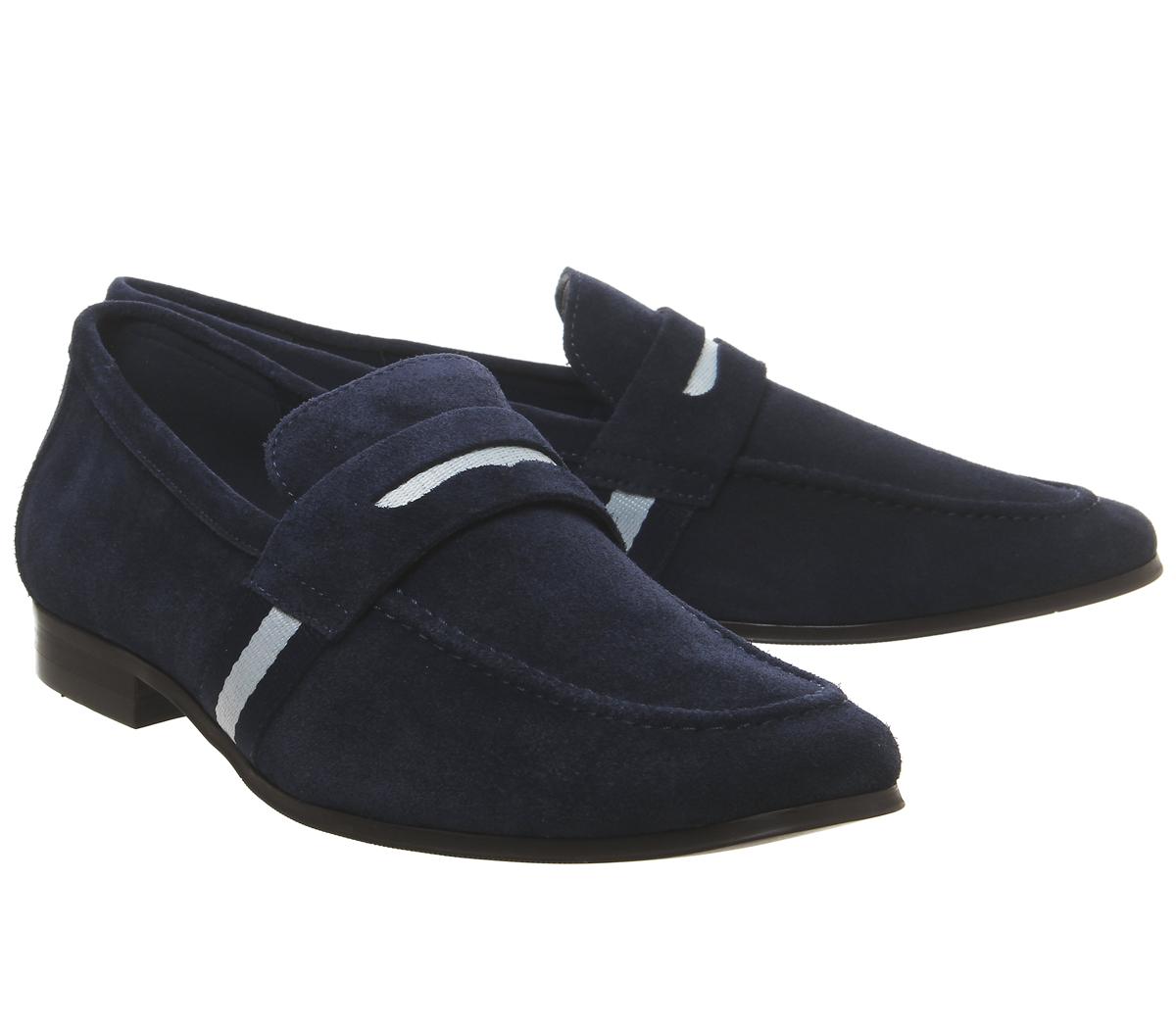 OFFICELemur Webbing LoaferNavy Suede