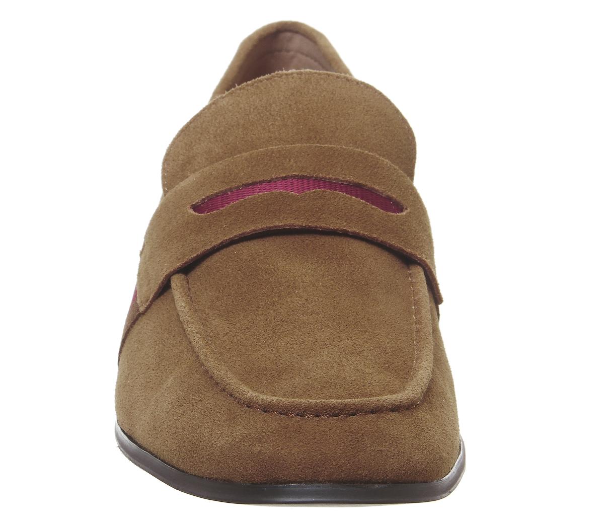 OFFICELemur Webbing LoaferRust Suede