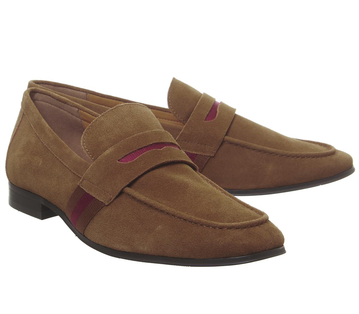 OFFICELemur Webbing LoaferRust Suede