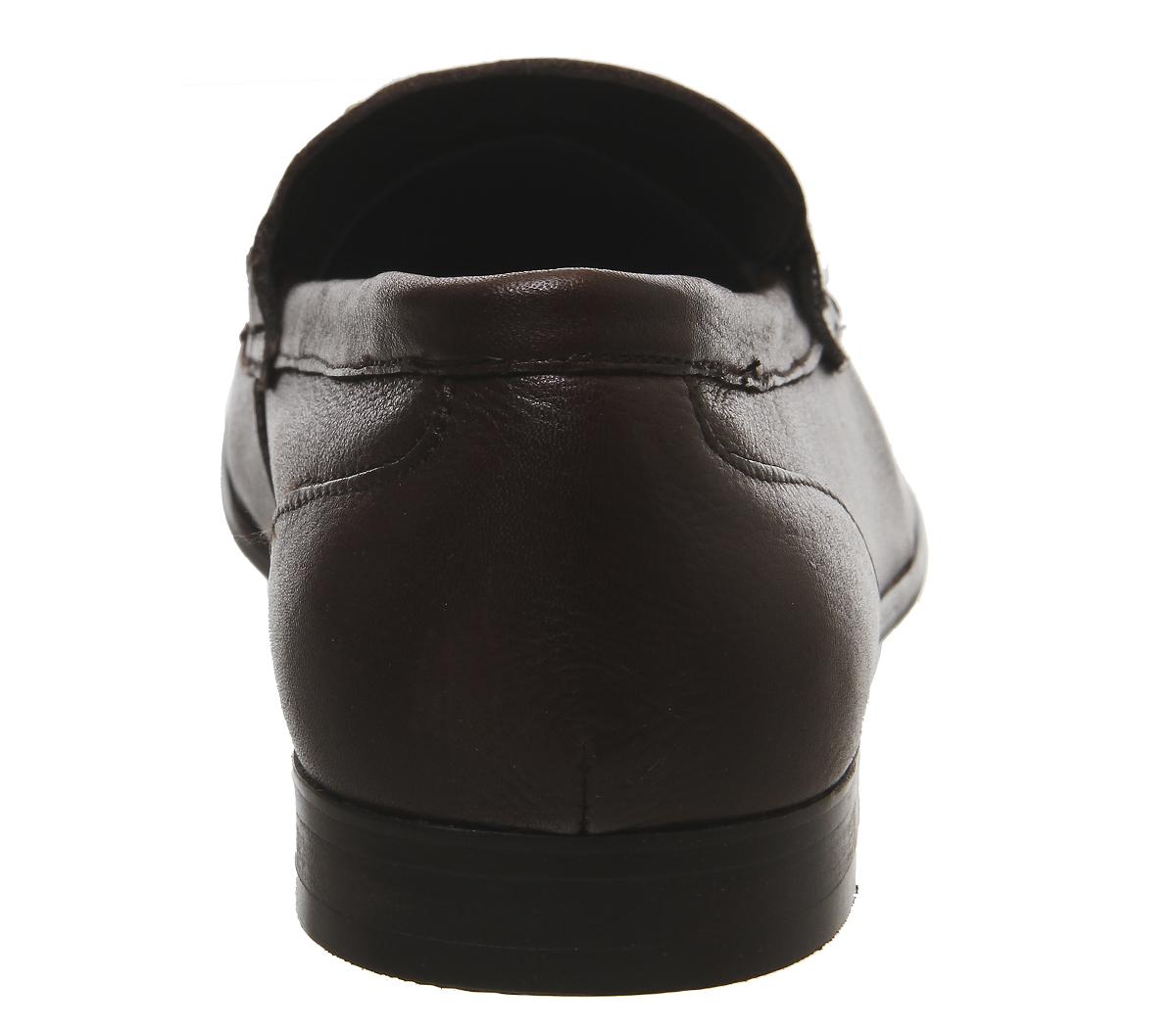 OFFICELeopard Wrapped Snaffle LoaferChoc Leather