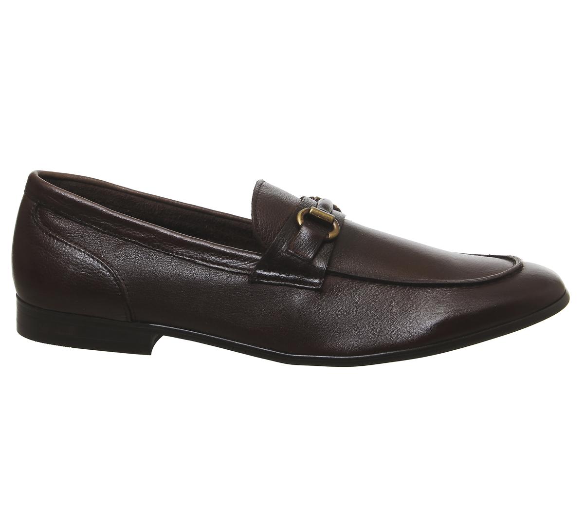 OFFICELeopard Wrapped Snaffle LoaferChoc Leather