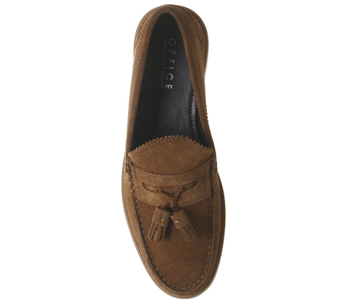 OFFICELiho Tassel LoaferRust Suede