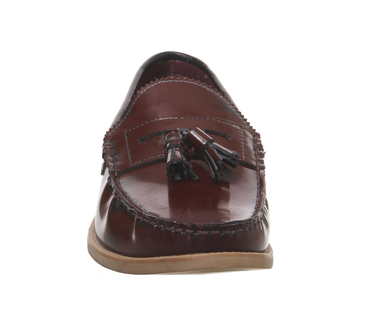 Office Liho Tassel Loafers Office Liho Tassel Loafers Bordo Hi Shine Leather