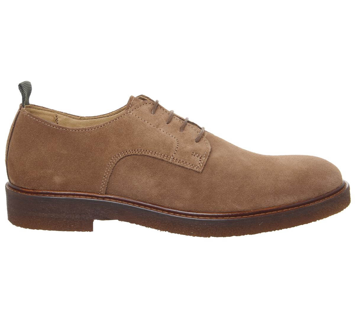 OFFICELocked DerbyRust Suede