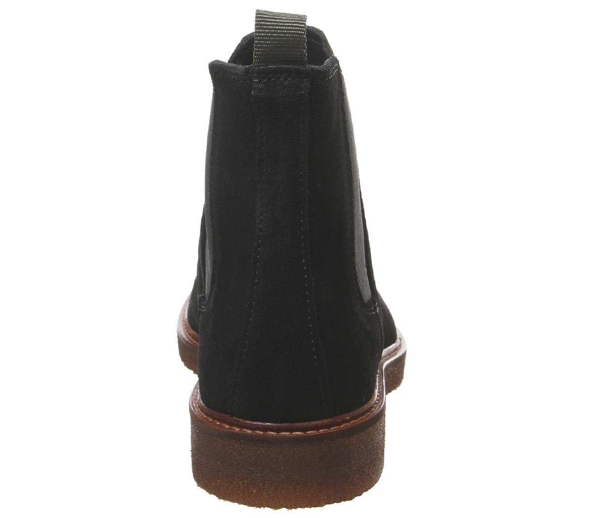 OFFICELocked ChelseaBlack Suede