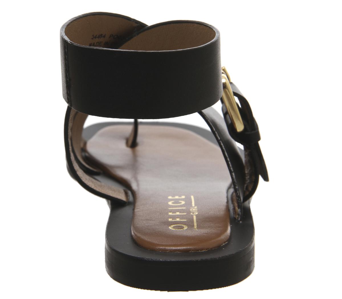 Office Serenity Sandals Office Serenity Sandals Black Leather