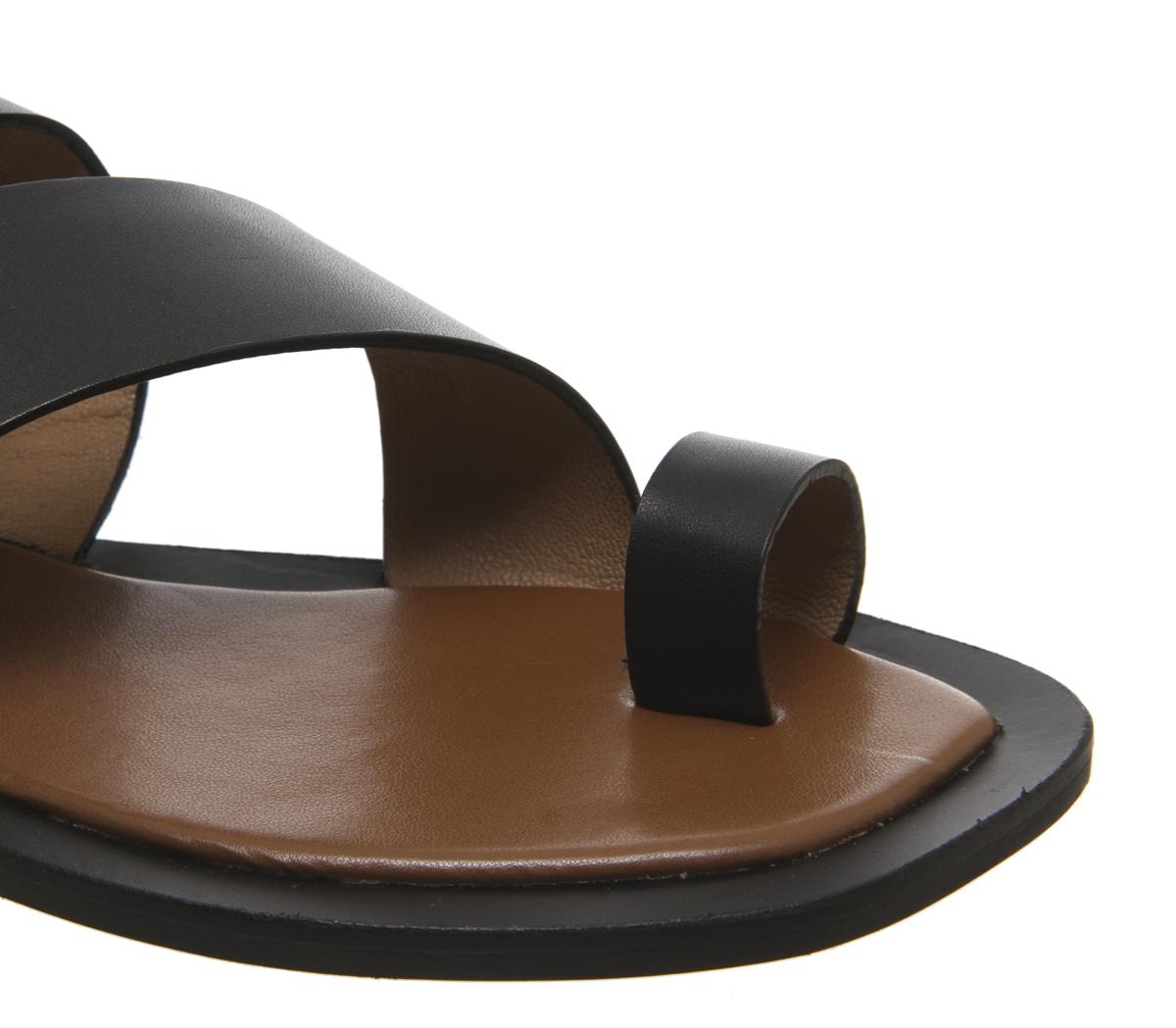 Office Serenity Sandals Office Serenity Sandals Black Leather