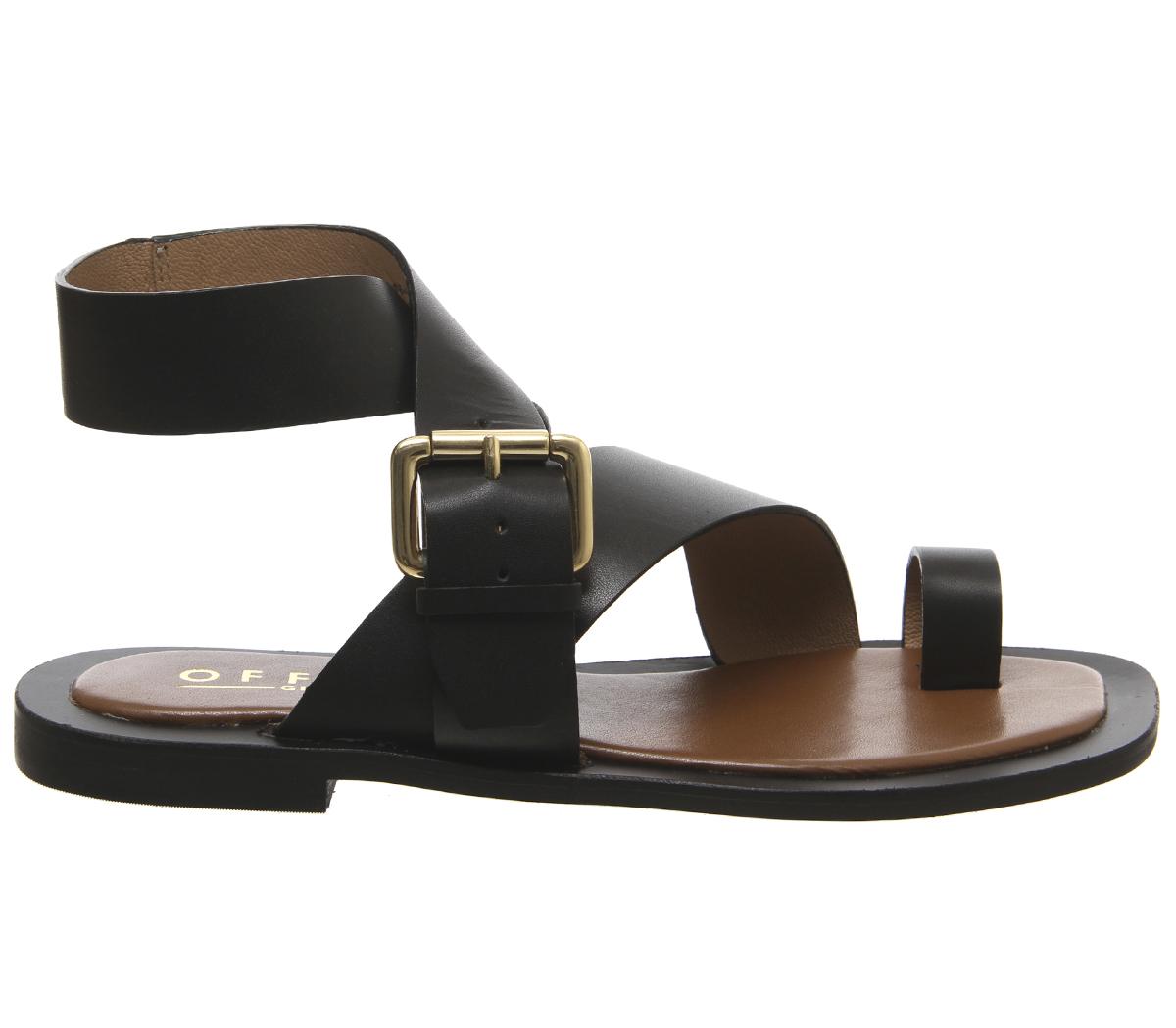 Office Serenity Sandals Office Serenity Sandals Black Leather
