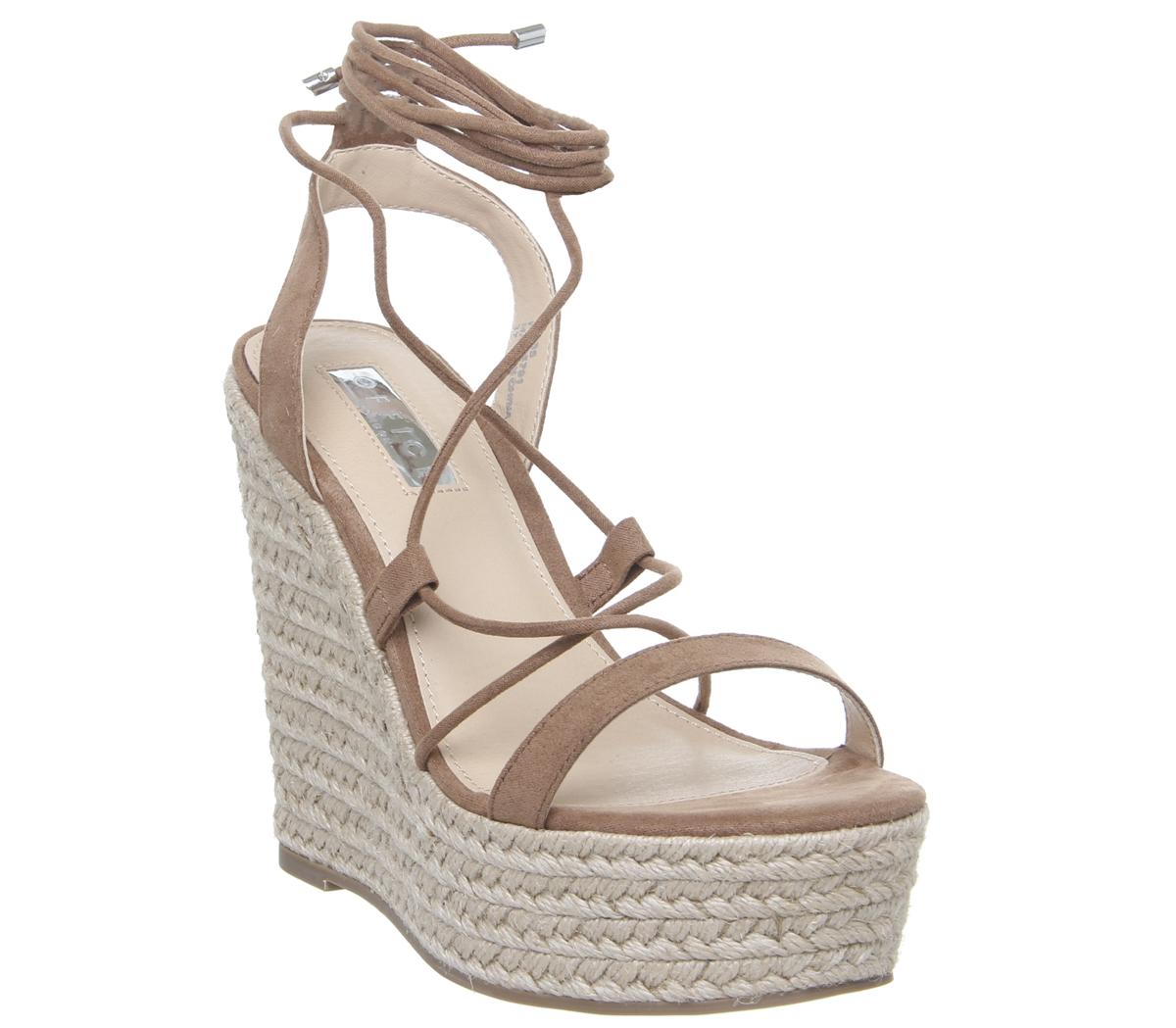 OFFICEHula Ghillie Chunky WedgeTan