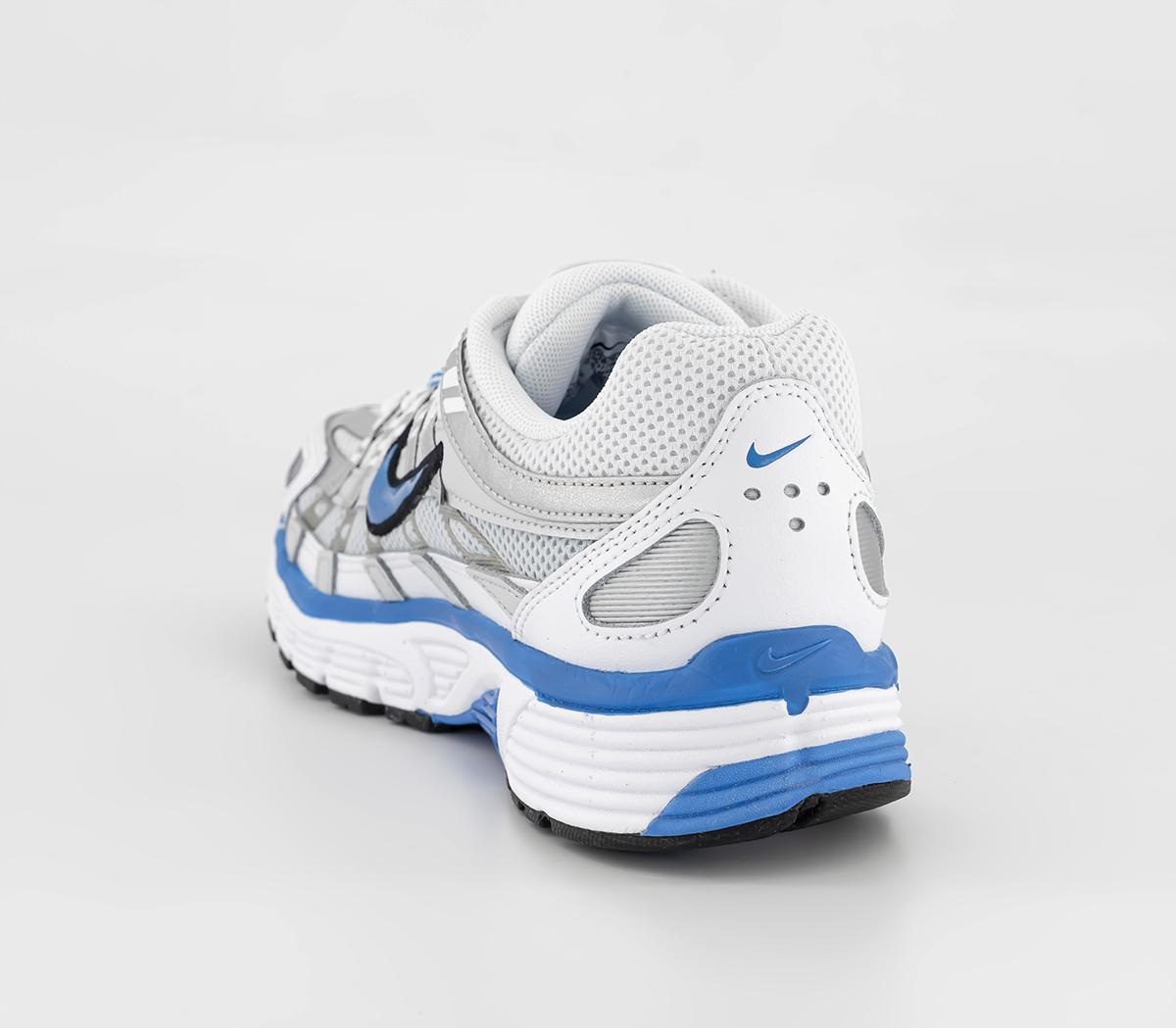 NikeP-6000 TrainersWhite Silver Blue