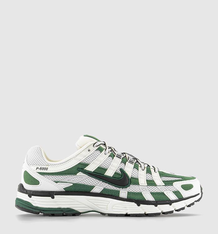 Nike P-6000 Trainers Summit White Fir Black Mataic Summit White
