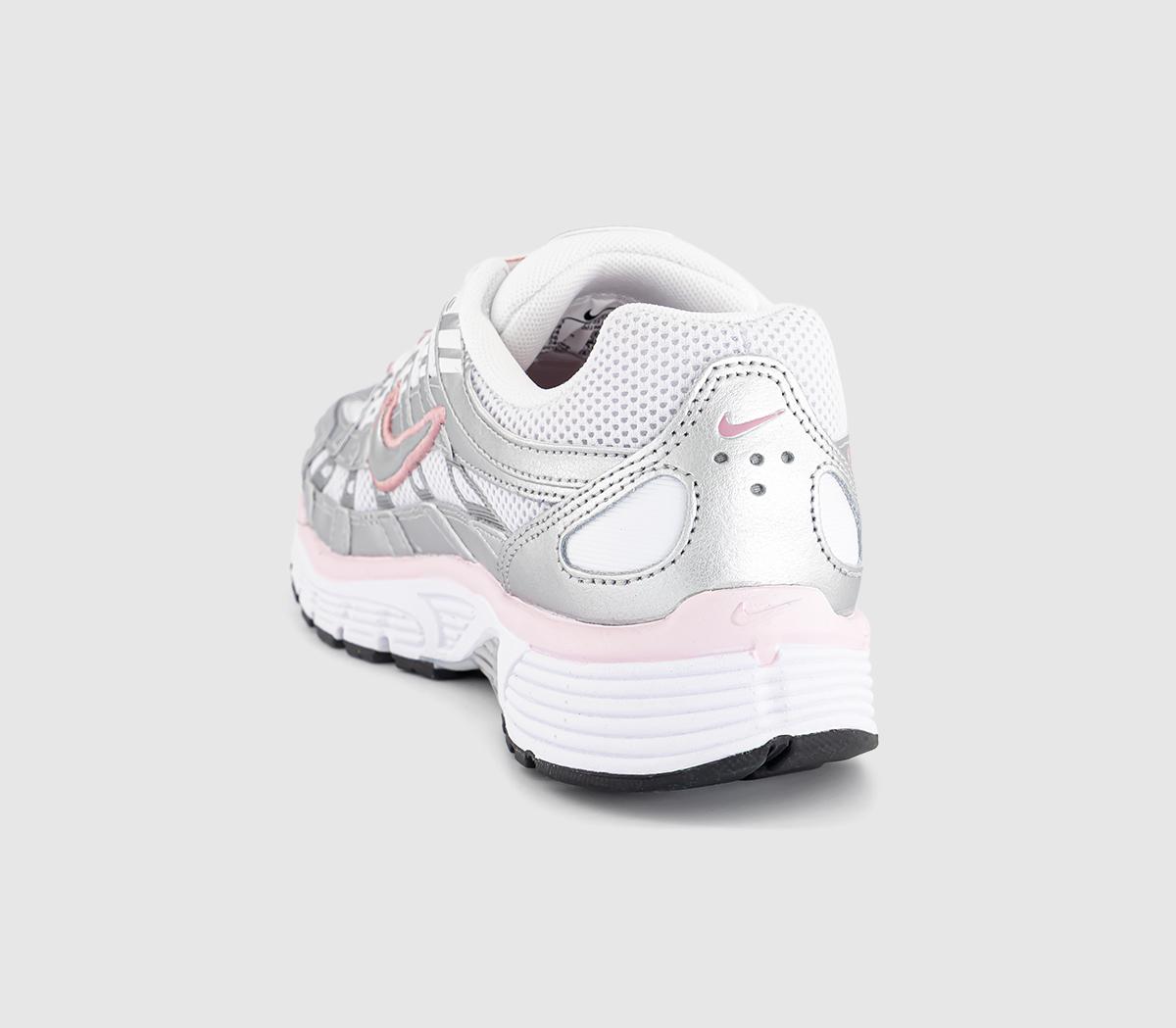 NikeP-6000 Trainers NikeP-6000 TrainersWhite Metallic Silver Elemental Pink