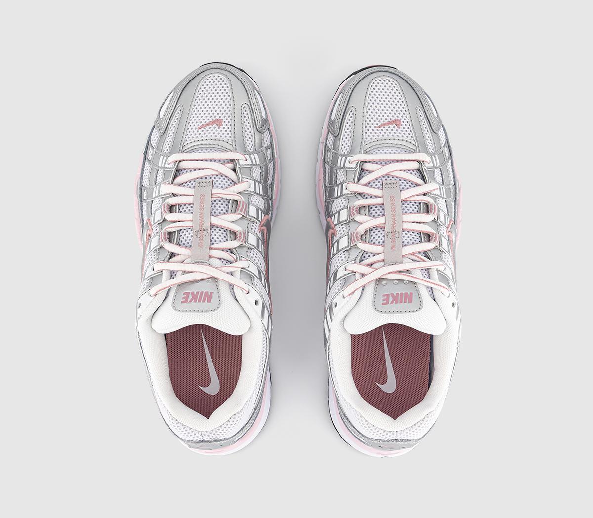 NikeP-6000 Trainers NikeP-6000 TrainersWhite Metallic Silver Elemental Pink