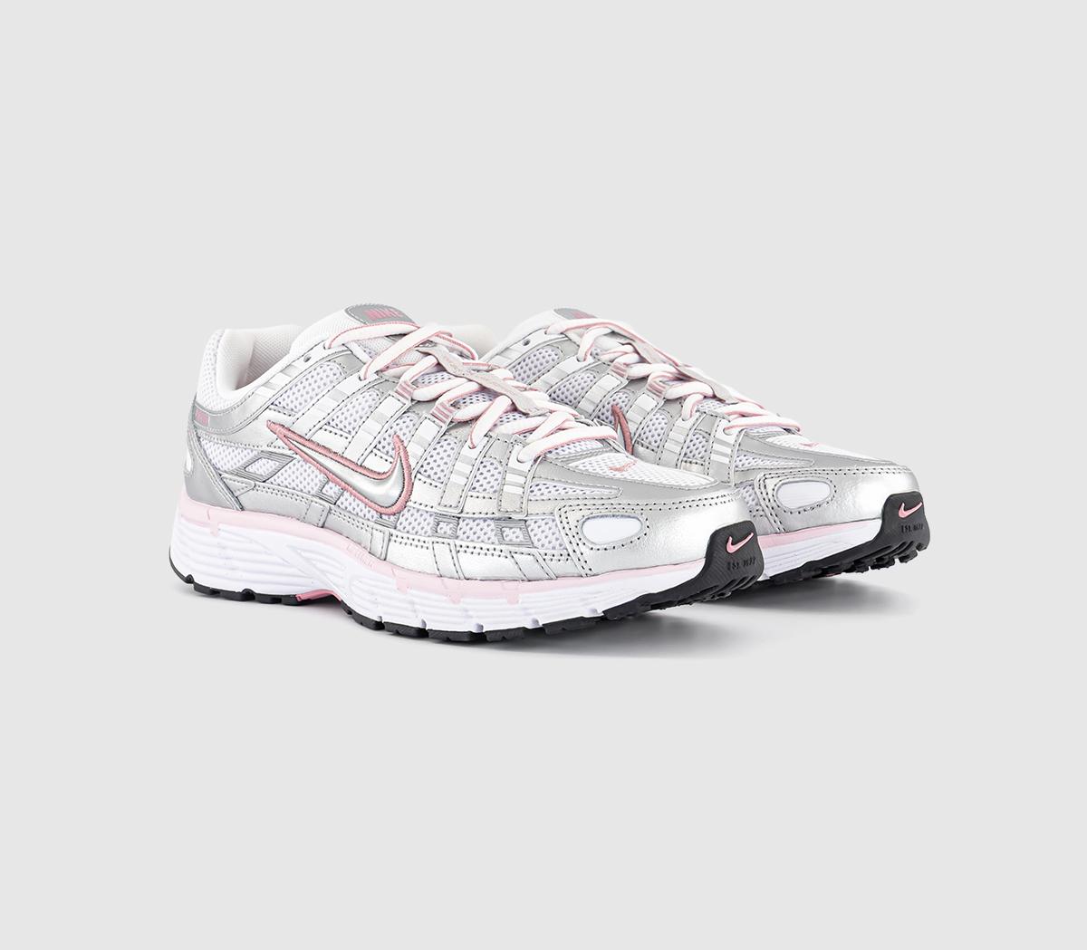 NikeP-6000 Trainers NikeP-6000 TrainersWhite Metallic Silver Elemental Pink