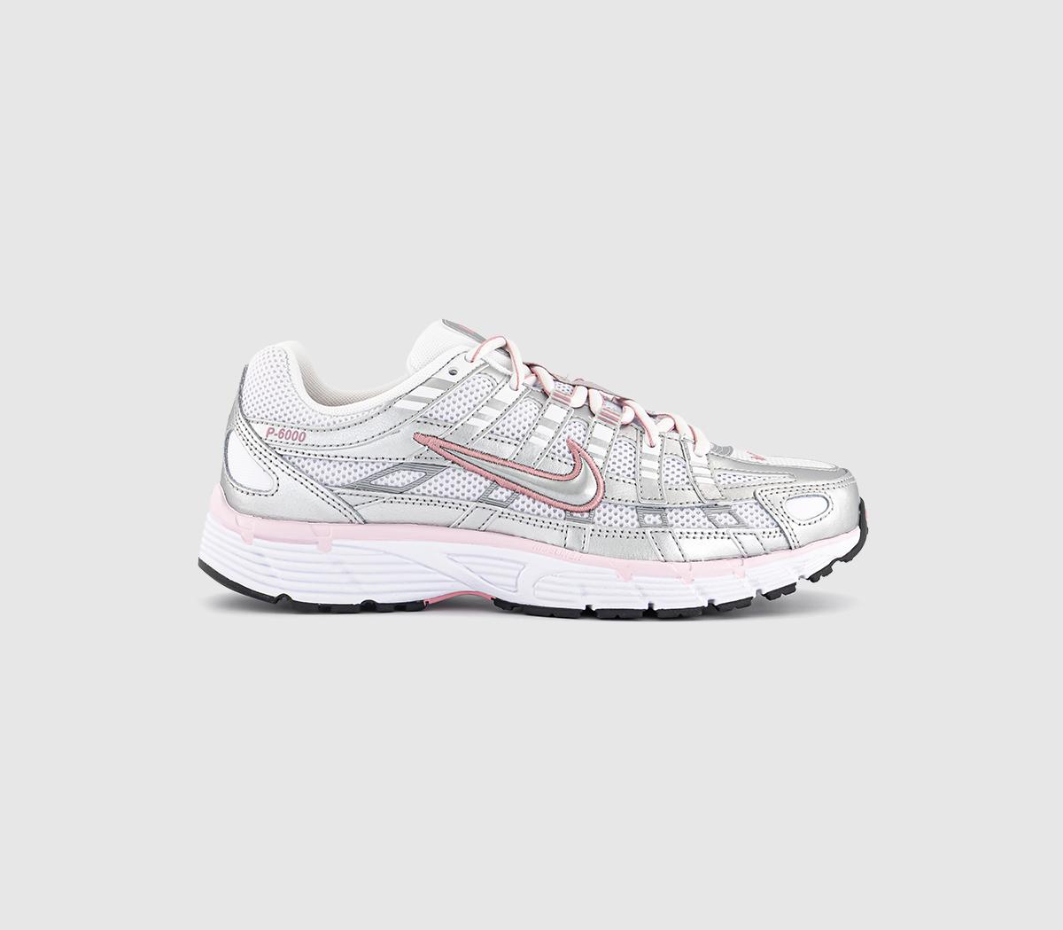 NikeP-6000 Trainers NikeP-6000 TrainersWhite Metallic Silver Elemental Pink