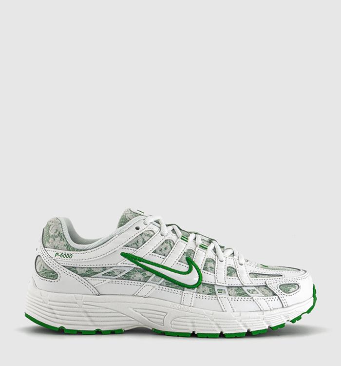 Nike P-6000 Trainers Summit White Summit White Kelly Green