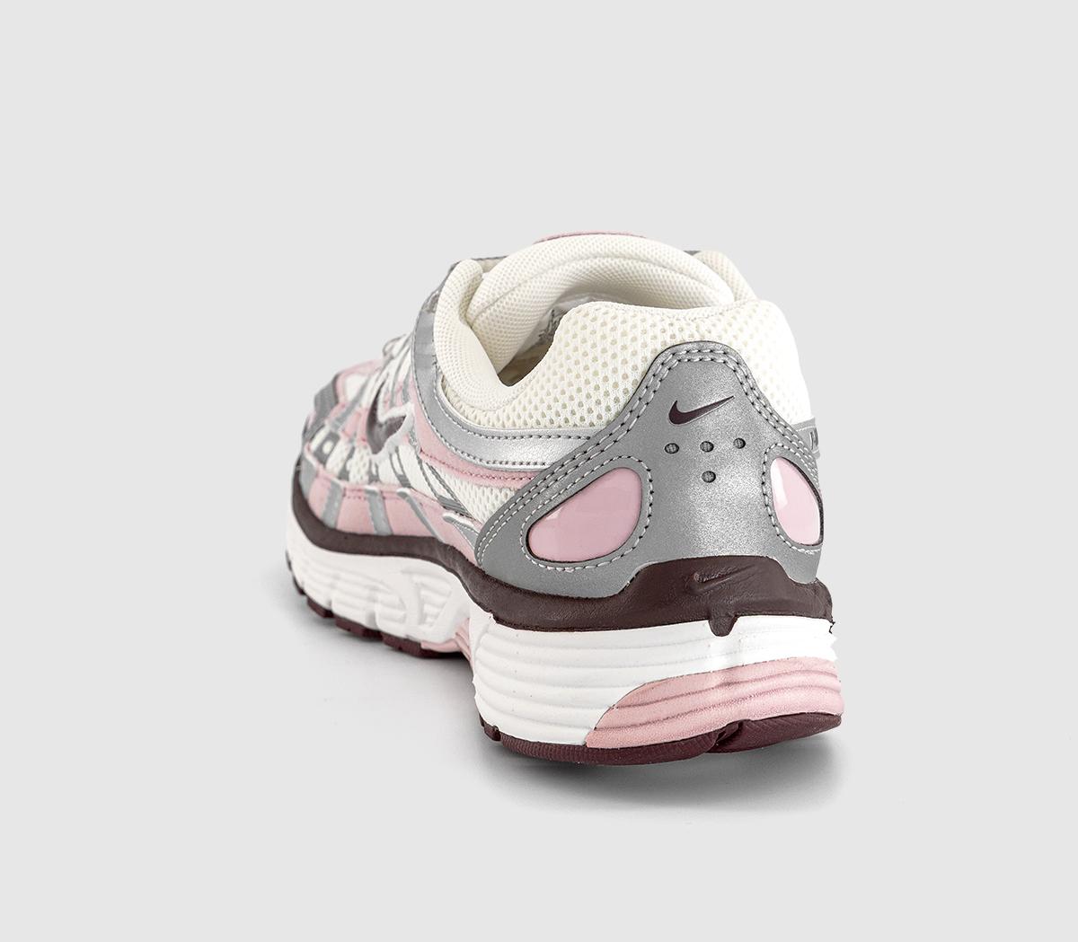 Nike P-6000 Trainers Summit White Plum Chalk Metallic Silver