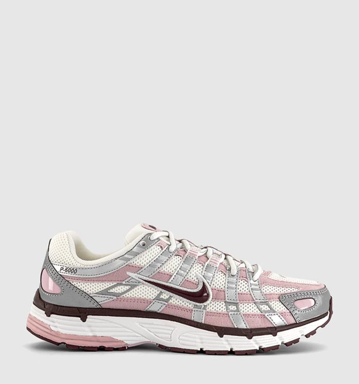 Nike P-6000 Trainers Summit White Plum Chalk Metallic Silver