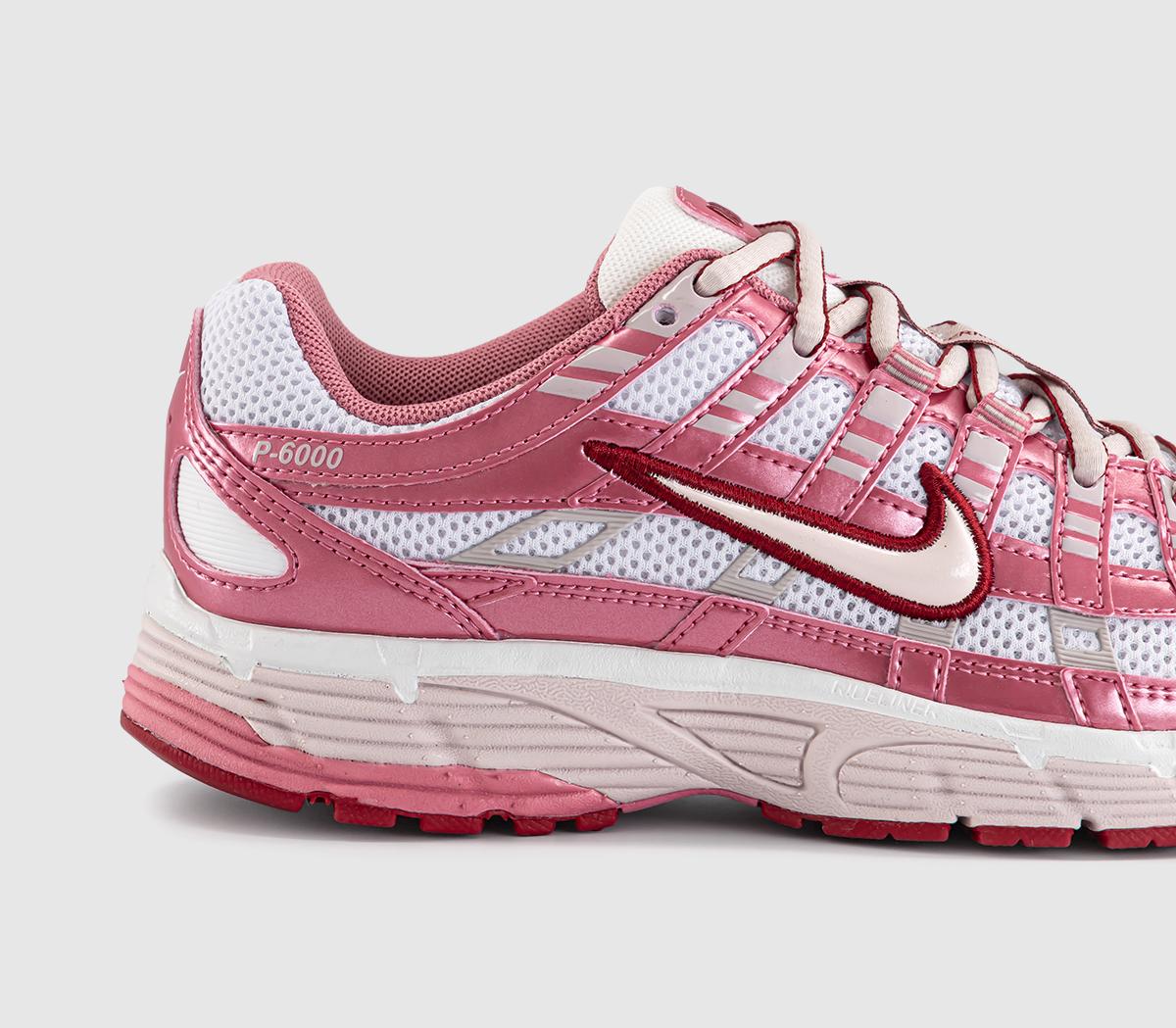 NikeP-6000 TrainersPink Summit White Silt Red Peony Team Crimson