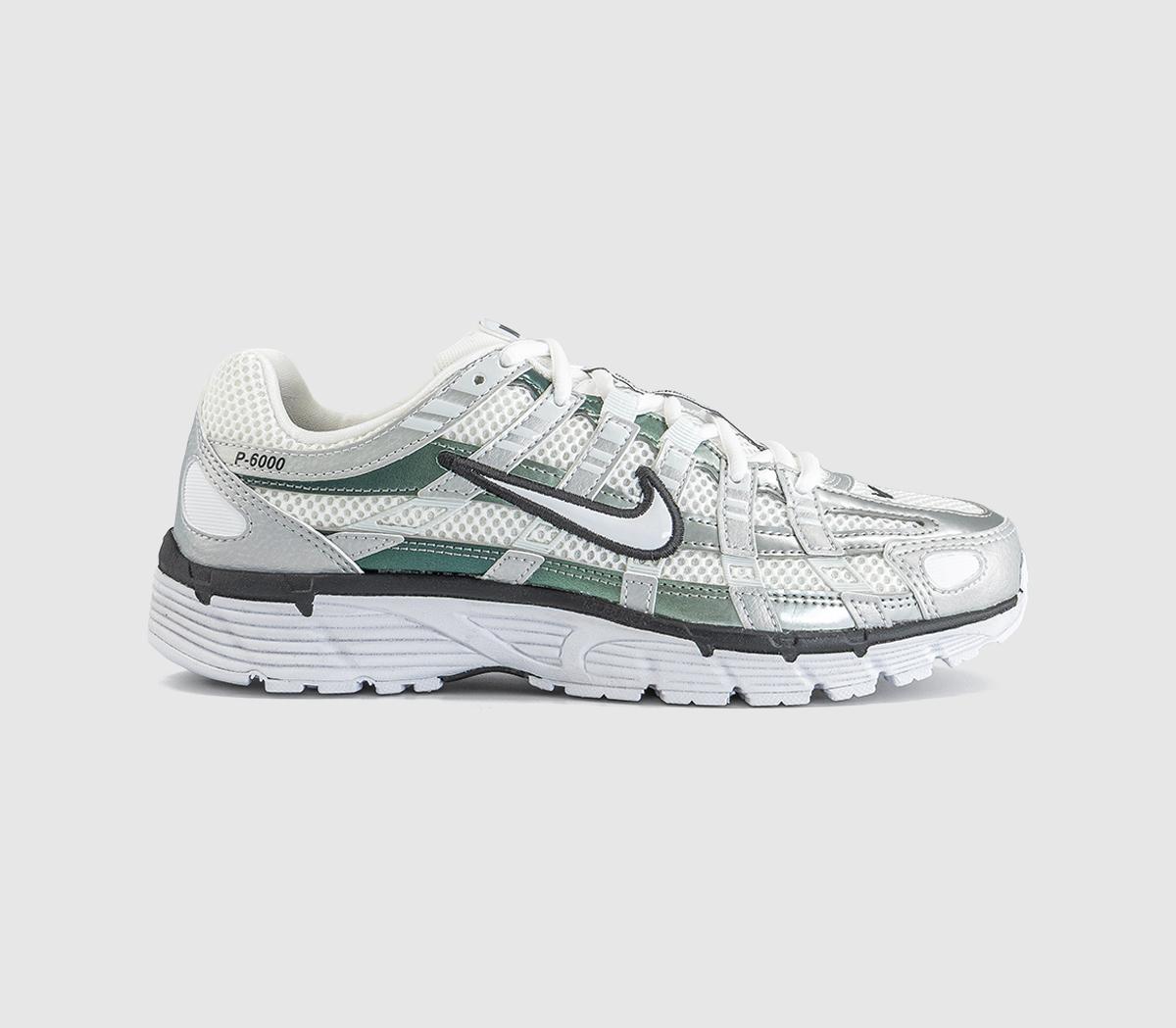 NikeP-6000 TrainersWhite White Off White Dk Smoke Grey